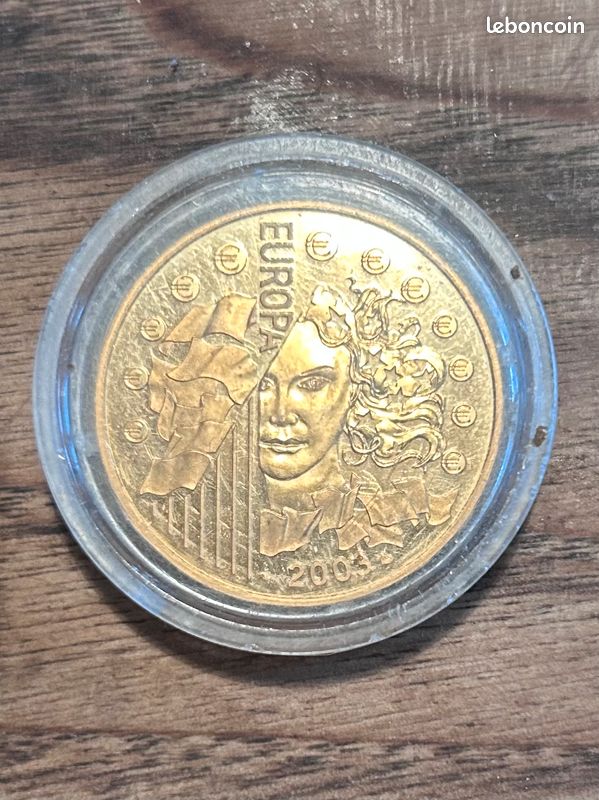 Pièce Europa 2003 20 euro or (image 3)