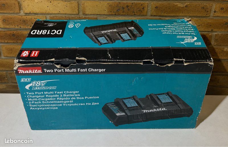 Chargeur rapide double Makita DC18RD – Neuf, jamais utilisé (image 3)
