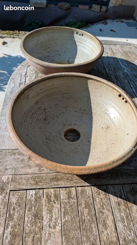 2 vasques en terre cuite (image 5)
