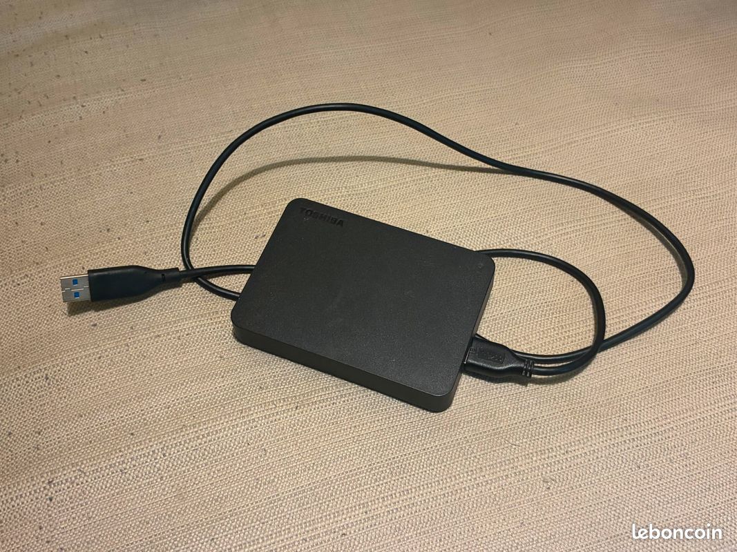 Disque dur externe Toshiba 4 To USB 3.0 avec câble (image 2)