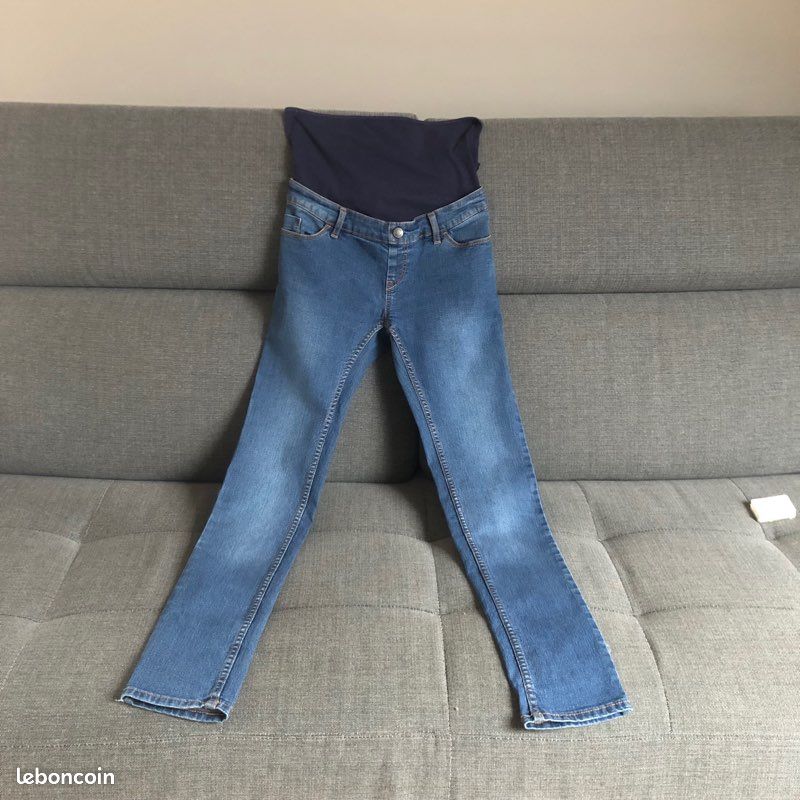 Pantalon de grossesse jeans Kiabi T36 Vêtements