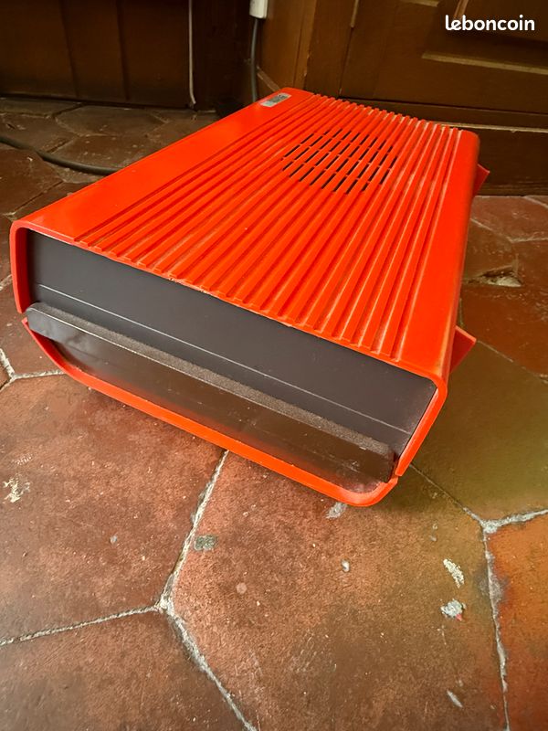 Tourne-disque Vintage Orange Pathé Marconi VSM 3004 - Valisette - Bon état