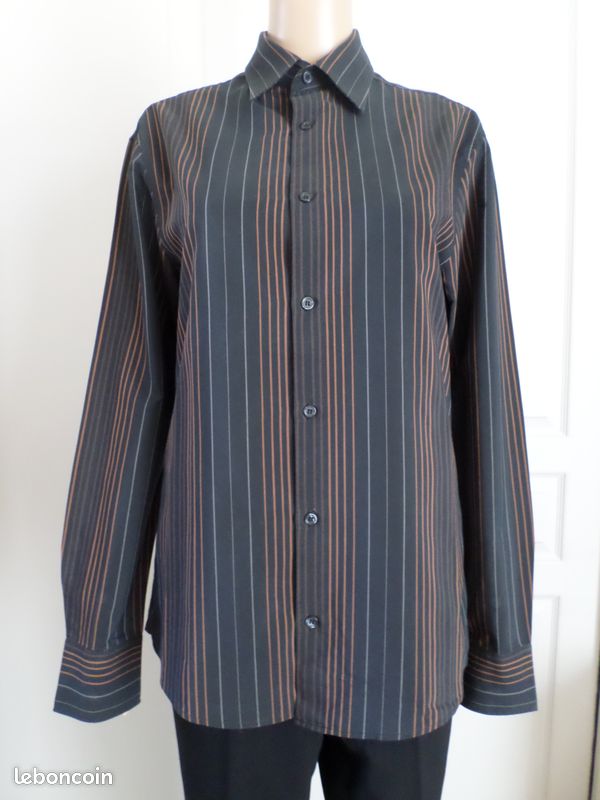Chemise H&M Marron - Taille 40 / L - Occasion Bon état