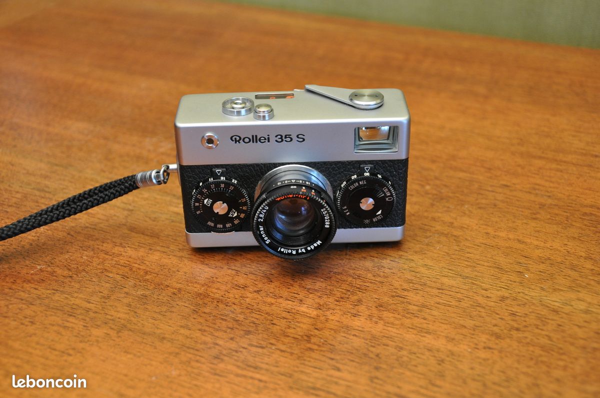 Zakao Étui en cuir véritable pour appareil photo Rollei 35 TE Fait main avec dragonne