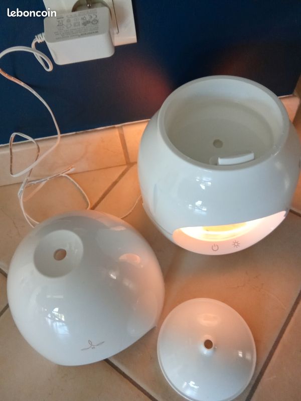 Lampe diffuseur avec cristal de sel de l’Himalaya LED (image 5)