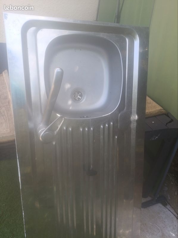 Évier cuisine 120cm*60cm avec robinet (image 1)