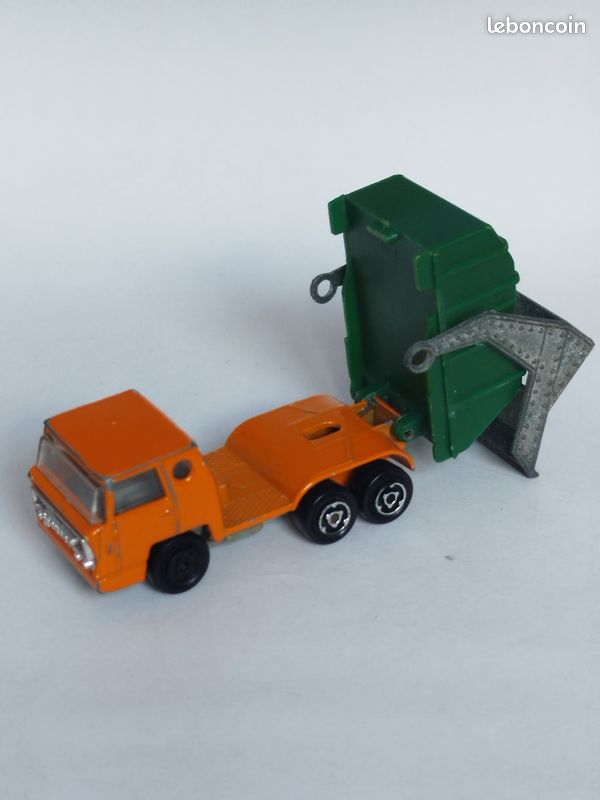 Jouet Ancien Majorette Scania Camion Poubelle Esterra Réf. 3037.1 1/37 - France