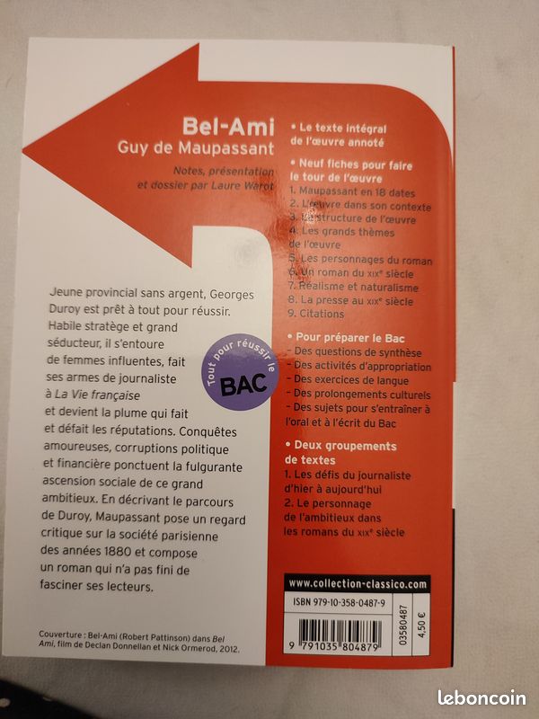 Bel-ami, la princesse de Clèves et Alcools spécial bac (image 2)