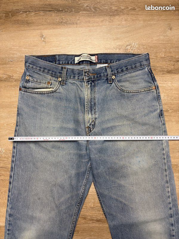 Levi’s 505 W36 L32 jean bleu vintage coupe droite regular homme denim (image 7)