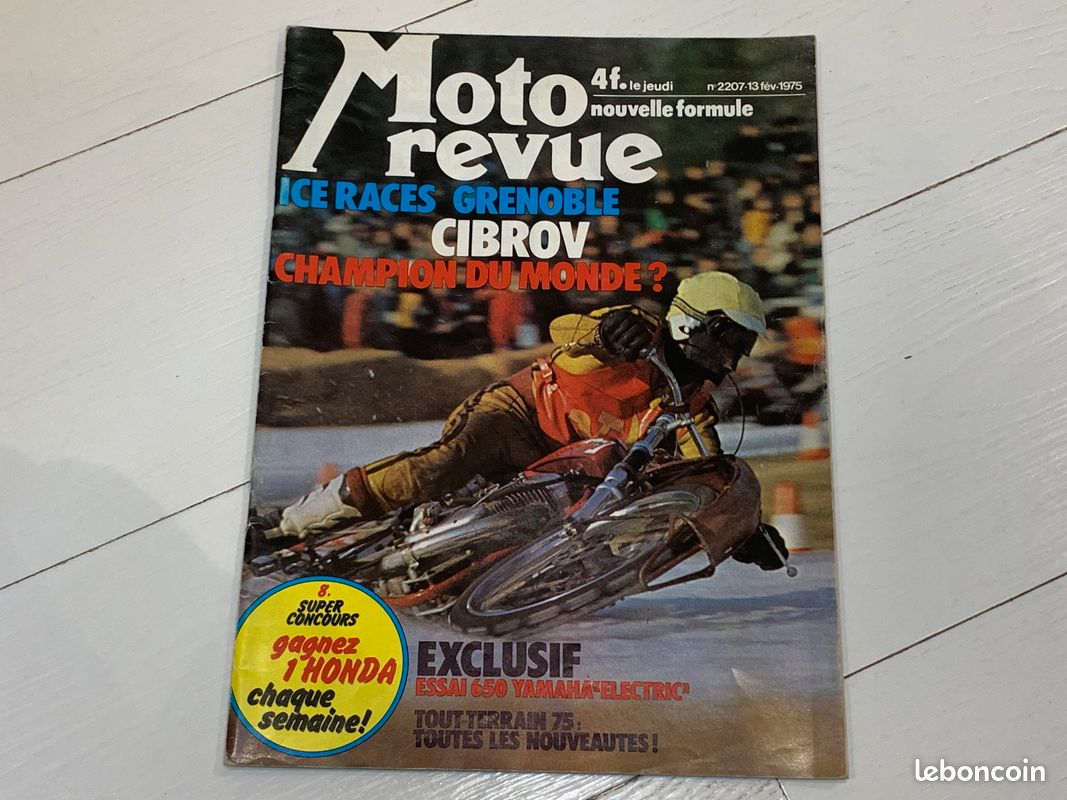 Moto Revue vintage 2207 de 1975 BPS SUPER ÉLAN YAMAHA 650 electric MAICO MORBIDELLI HONDA CHENEY BULTACO KAWASAKI (image 1)
