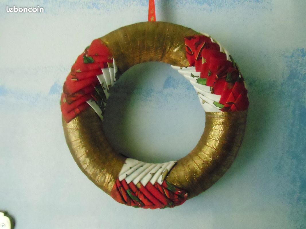 Couronne de Bienvenue Noël (image 4)