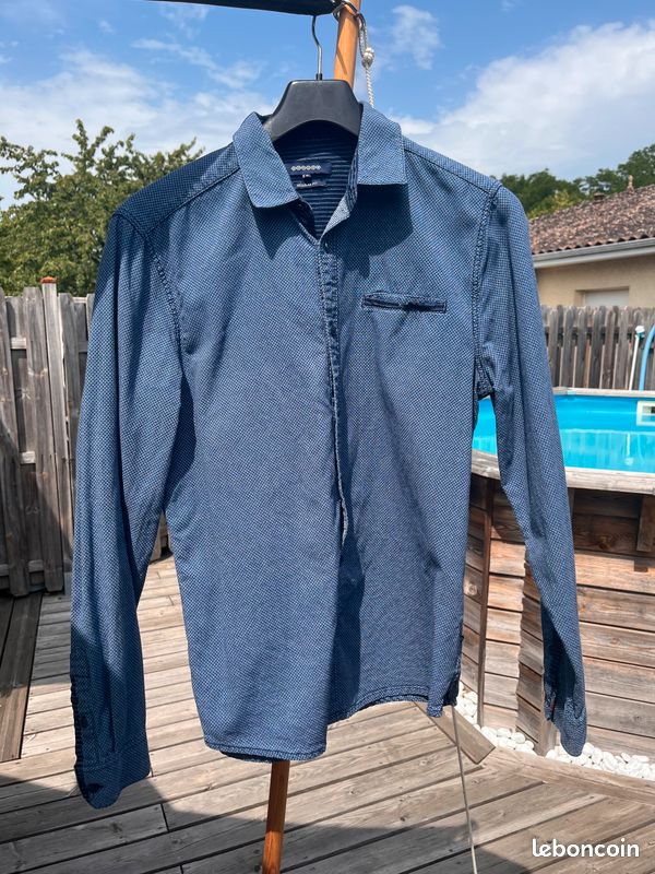 Bonobo Chemise Chemise Bleu FoncÃ© Homme Bonobo Tee Tee Shirt Eco