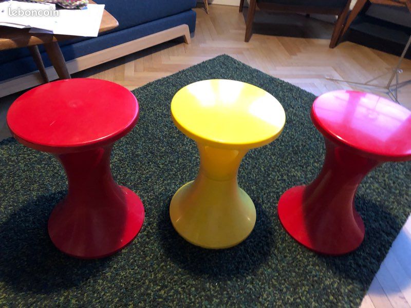 Tabourets tam tam vintage (image 1)