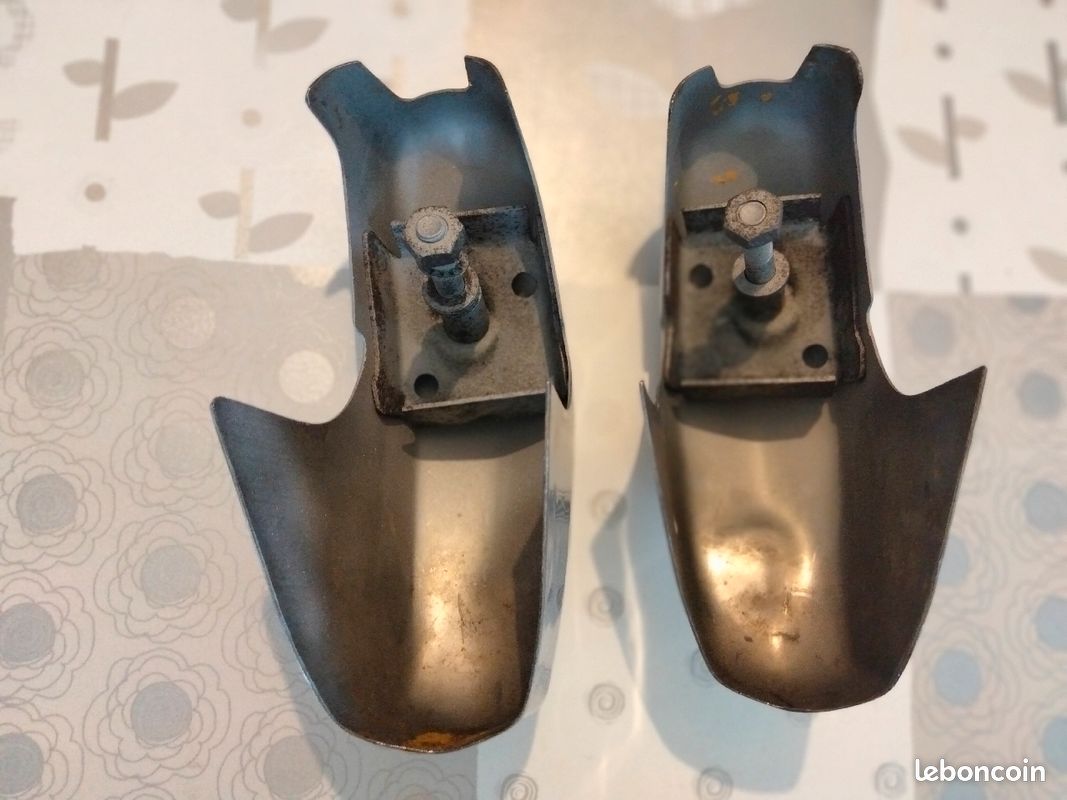 2 butoirs de pare chocs chômés pour karmann ghia (image 3)