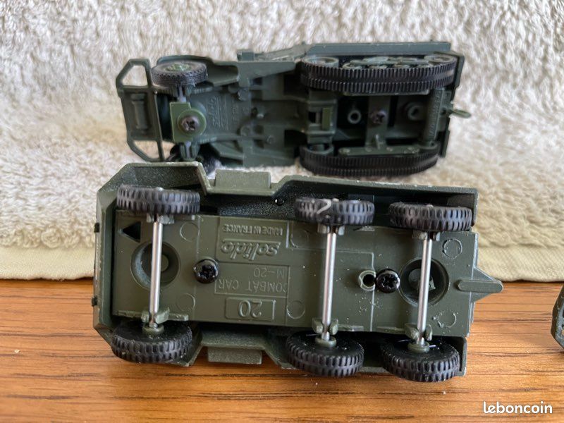 Solido 1/50, Blindé US Combat Car M20, WW2, Ref 6104, Neuf Complet (31