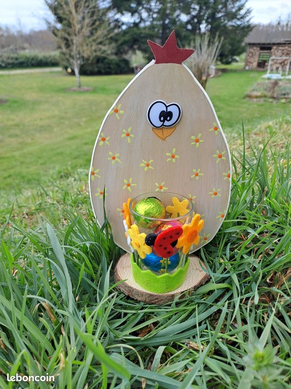 Poule đ bois pĂąques (image 1)