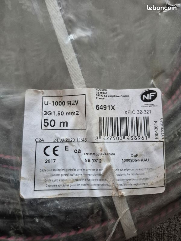 Fil electrique 3g 1,5 (image 2)