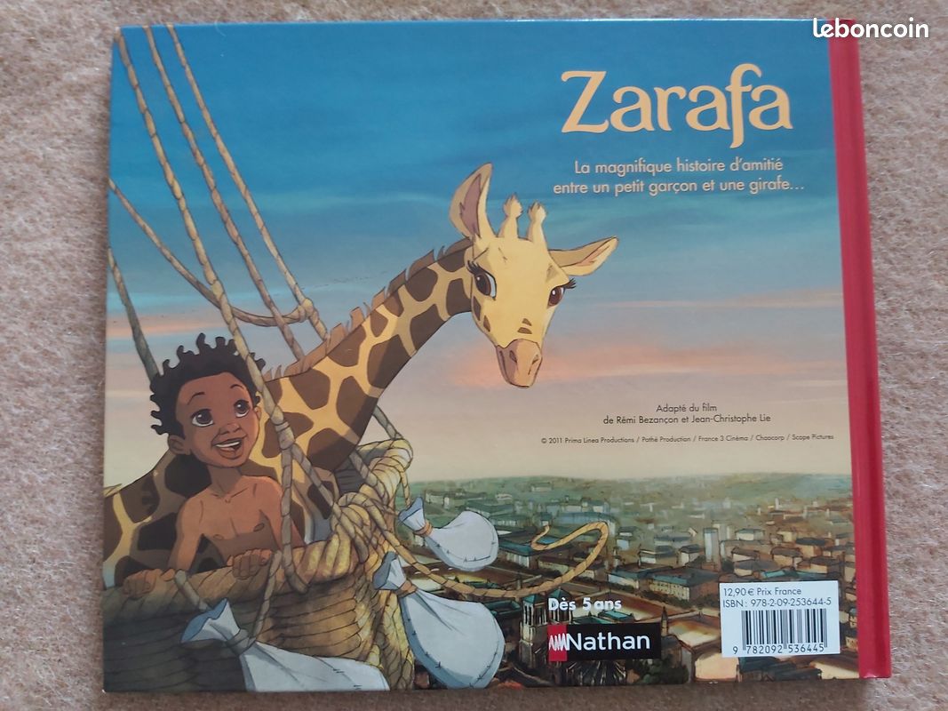 Grand album de jeunesse « ZARAFA » - éditions NATHAN (image 2)