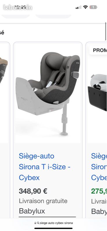 Cybex Sirona siège auto (image 1)