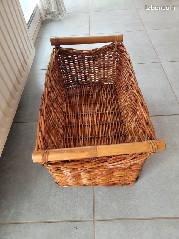 Meuble Rangement 4 Paniers Bambou - 28x16x88cm - Vernis Anti-Humidité - Pour Salle De Bain Ou Entrée