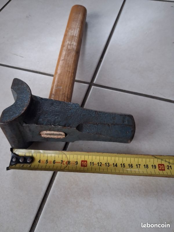 Ancien Marteau De Forgeron, Outil Vintage En Fer, Modèle N°857