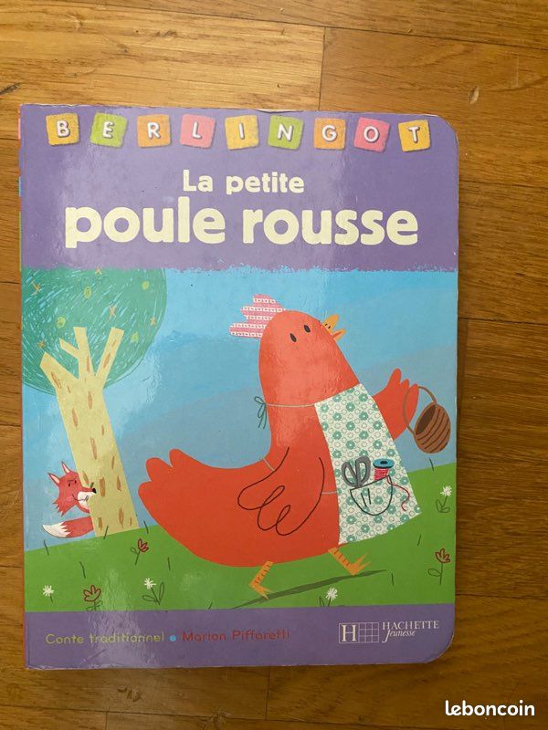 Livre cartonné “La petite poule rousse” (image 1)