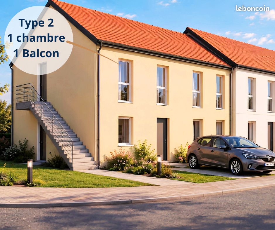 Appartement 2 pièces 42 m² · à Creney-près-Troyes · 42 m² · 105 000 €