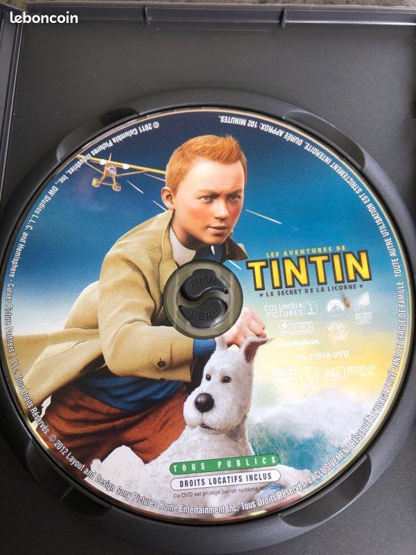 DVD Tintin le secret de la licorne (image 3)
