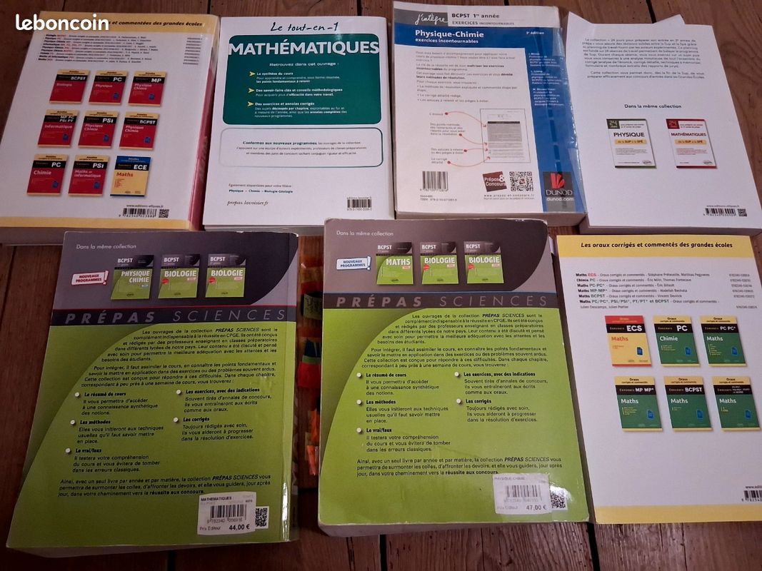 Livres prépa BCPST Maths Physique Chimie (image 2)
