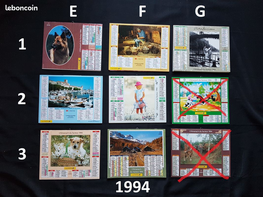 Carte De Vœux LOSC - Bonne Année 1994 - 50 Ans Du Club (1944-1994)