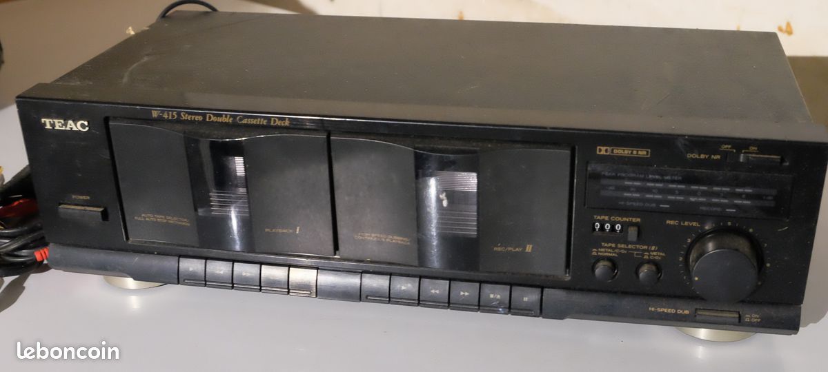 Lecteur de double cassettes TEAC (image 1)