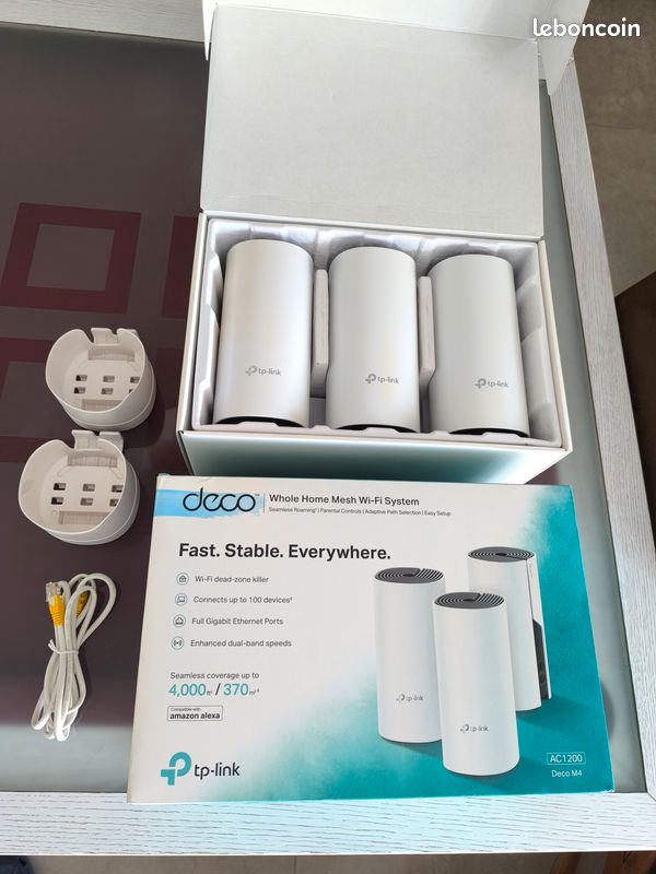 Deco Mesh Router Tp Link Deco M4 Alexa PACK X3 WiFi Mesh