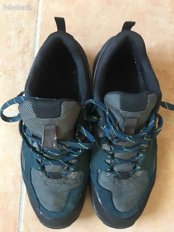 Chaussures de randonnée montagne MH100 Bleu (image 2)