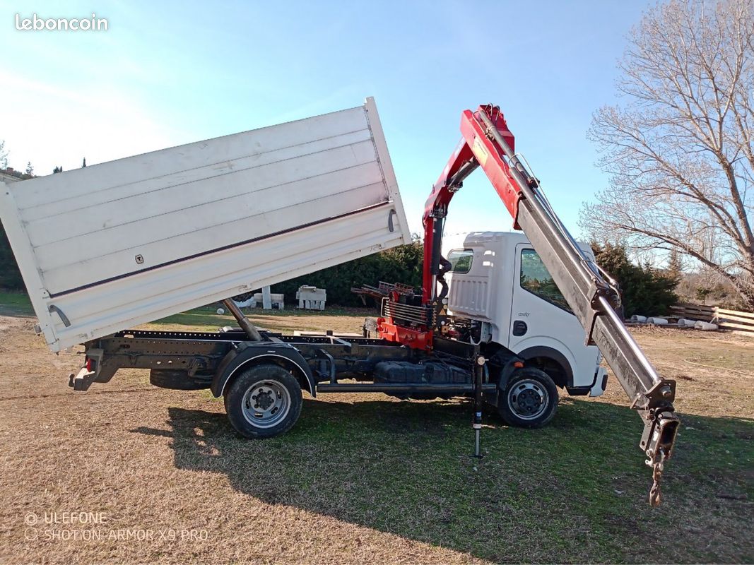 Grande grue de chantier télécommandée 120 cm et 2 véhicules camions