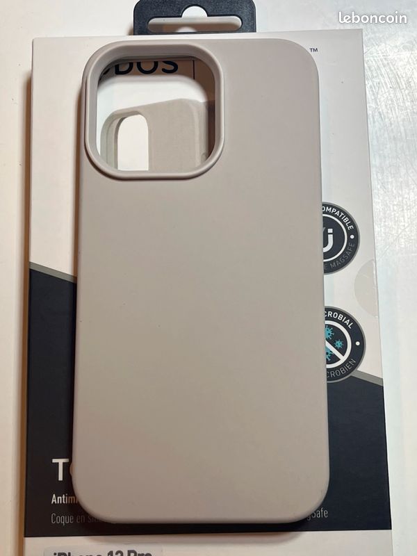 QDOS Case Touch Pure avec Snap Lavande pour iPhone 14 - Coque téléphone