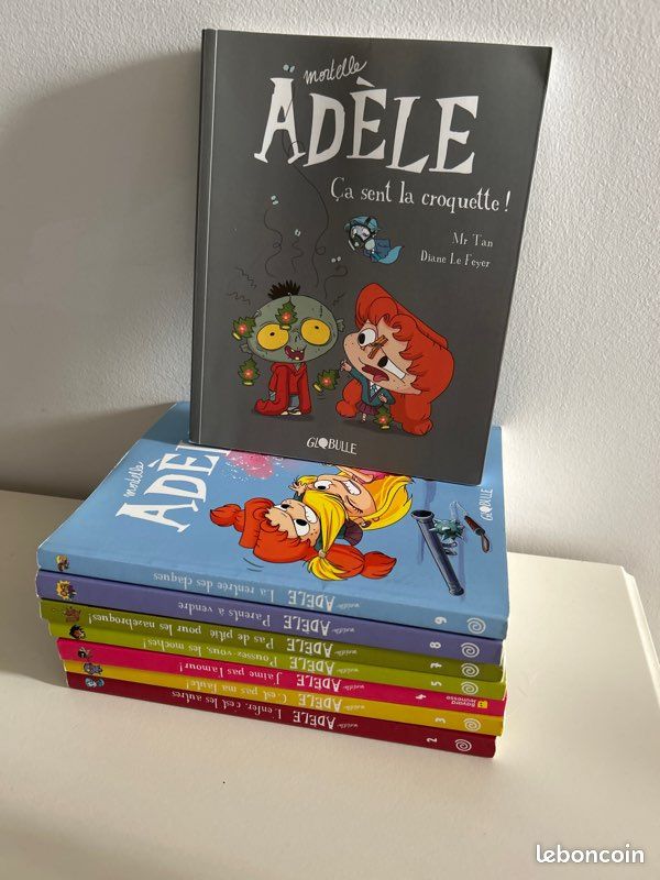 📚 Lot de 8 tomes de la série BD jeunesse « Mortelle Adèle » (image 1)