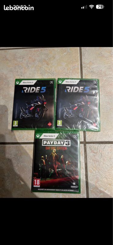 Pack De 3 Jeux Xbox One En Français (VF) – Neufs Sous Blister – PEGI 18
