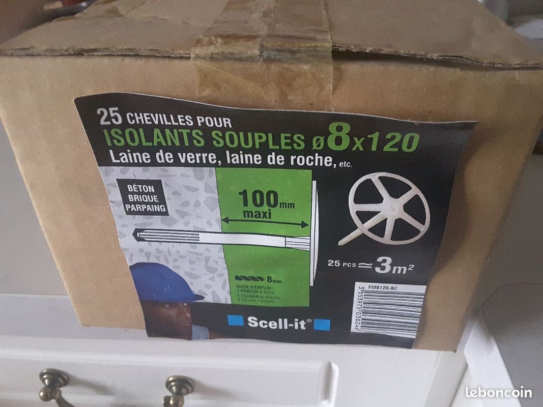 Chevilles pour isolants souples (image 1)