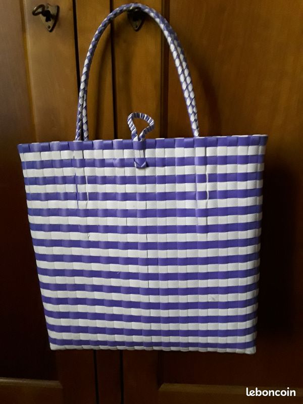 Panier bleu et Blanc (image 3)