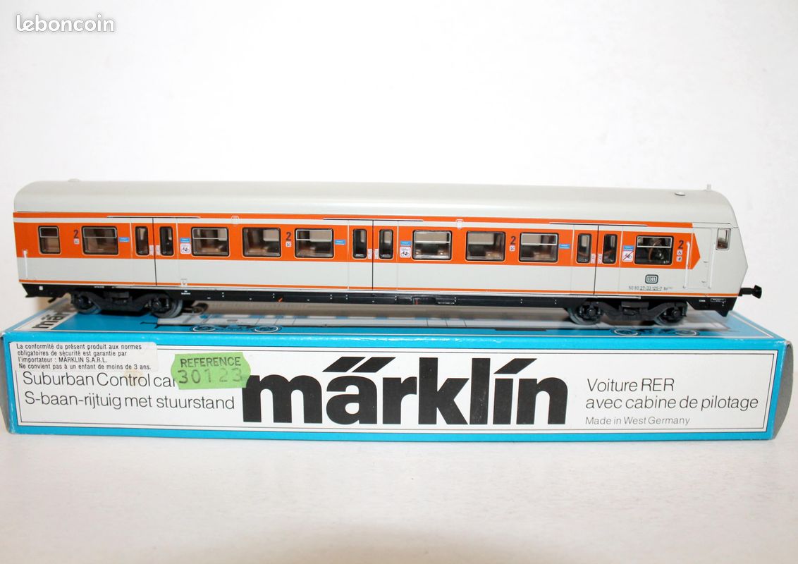MÄRKLIN ANCIEN, EXCEPTIONNEL lot de 5 voitures voyageurs + 1 fourgon echelle HO EUR 329,00 - FR