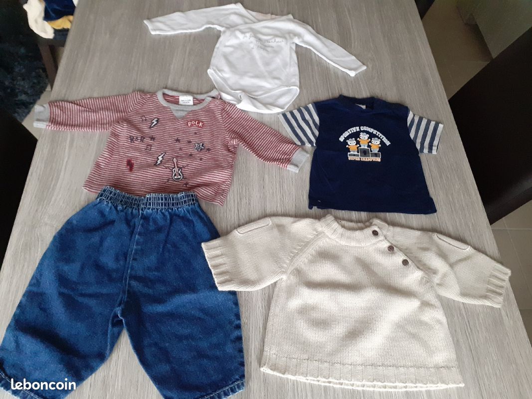 Vetements bébé garçon 6 mois (image 1)