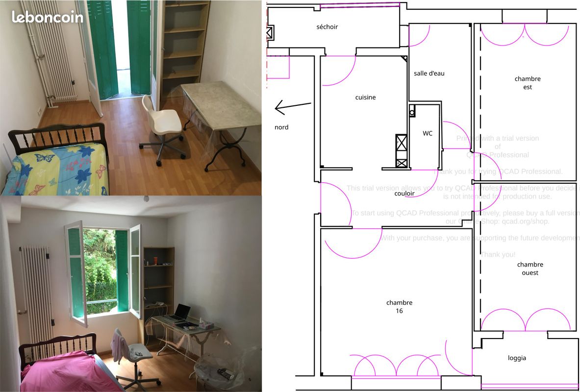 Appartement 3 pièces 57 m² · à Aix-en-Provence · 57 m² · 1 389 €
