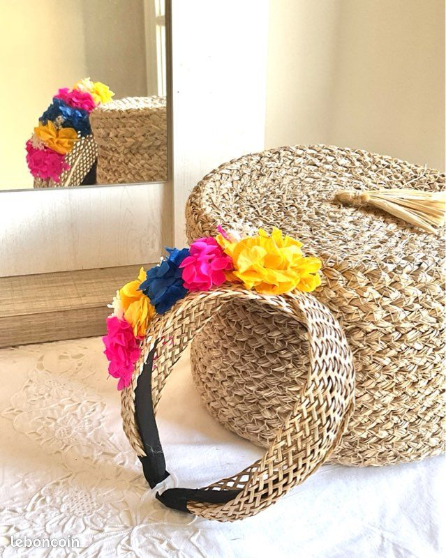 Serre-tête Bandeau Avec Fleurs Jaunes - Pratique Et Tendance, Neuf, Idéal Pour Les Cheveux