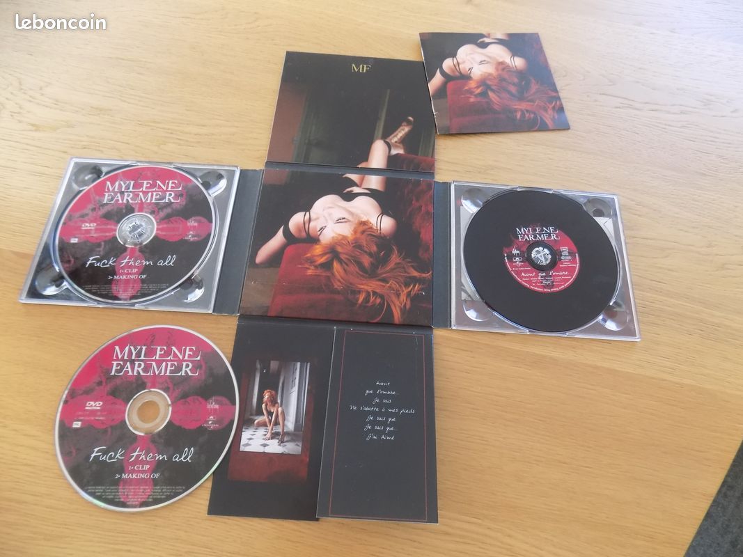 Mylene farmer digipack cd 14+1 titres dvd 2 titres avant que l ombre annee 2005 (image 2)