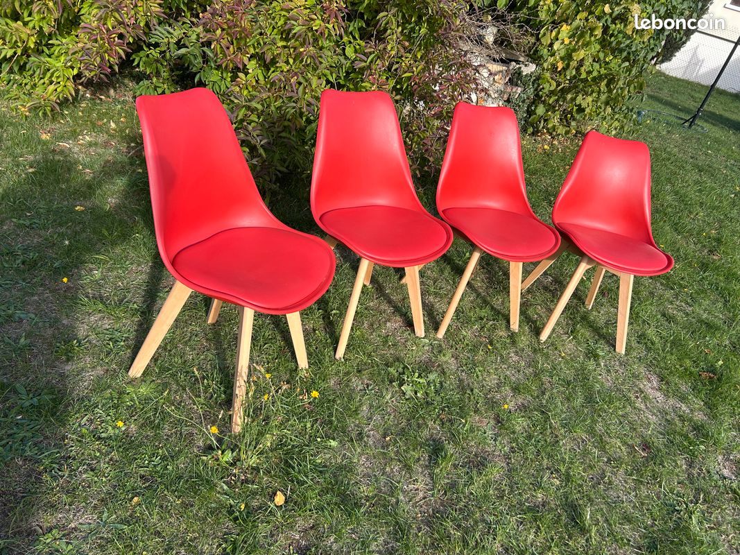 Lot de 4 chaises style Scandinave (image 3)