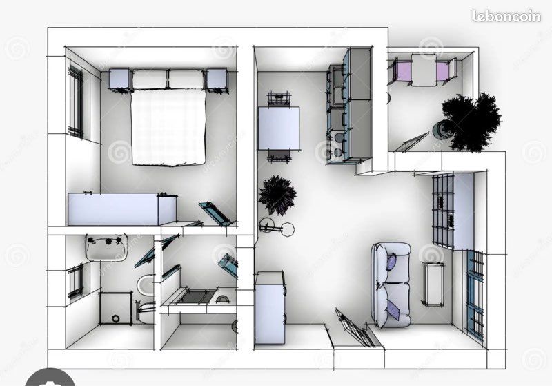 Appartement 1 pièce 25 m² · à Châtenois · 25 m² · 450 €/mois