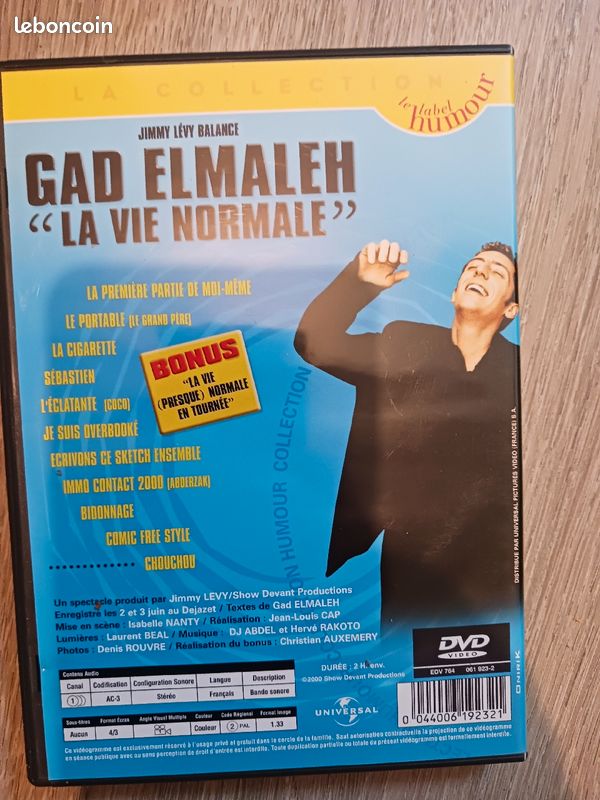 DVD Gad Elmaleh. La vie normale (image 2)