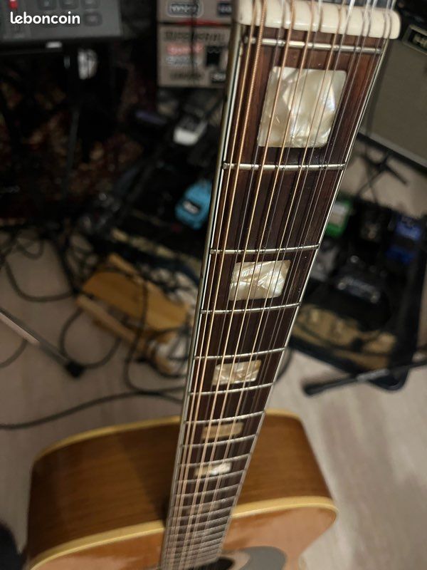Epiphone FT-165 (12 cordes) – 1973 – Vintage – Restaurée par luthier (image 10)
