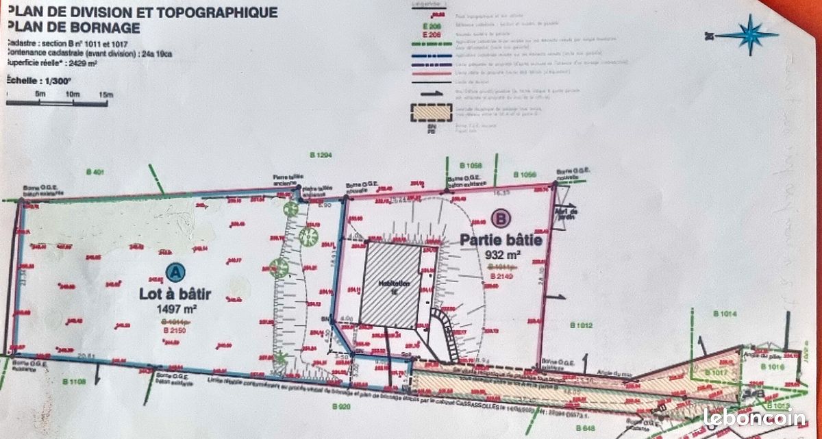 Terrain 1497 m² · à Chaponnay · 1 497 m² · 330 000 €