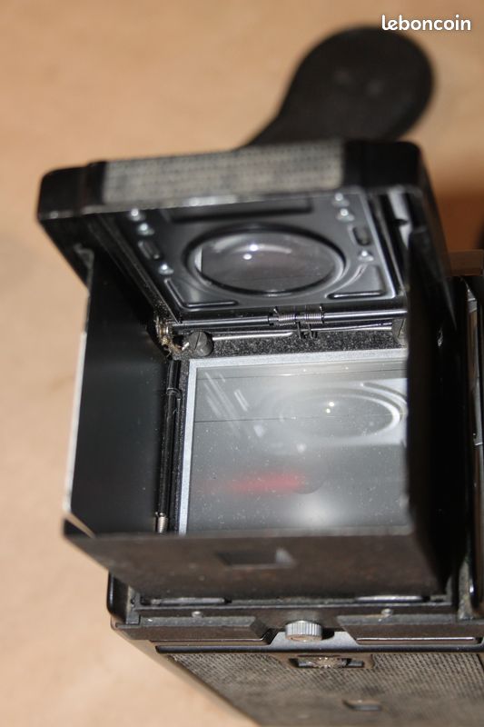 Rare appareil photo Mamiya C3 double objectifs mamiya bekor 80 mm 1:2.8 etui bon état et fonctionne années 60-70 (image 6)